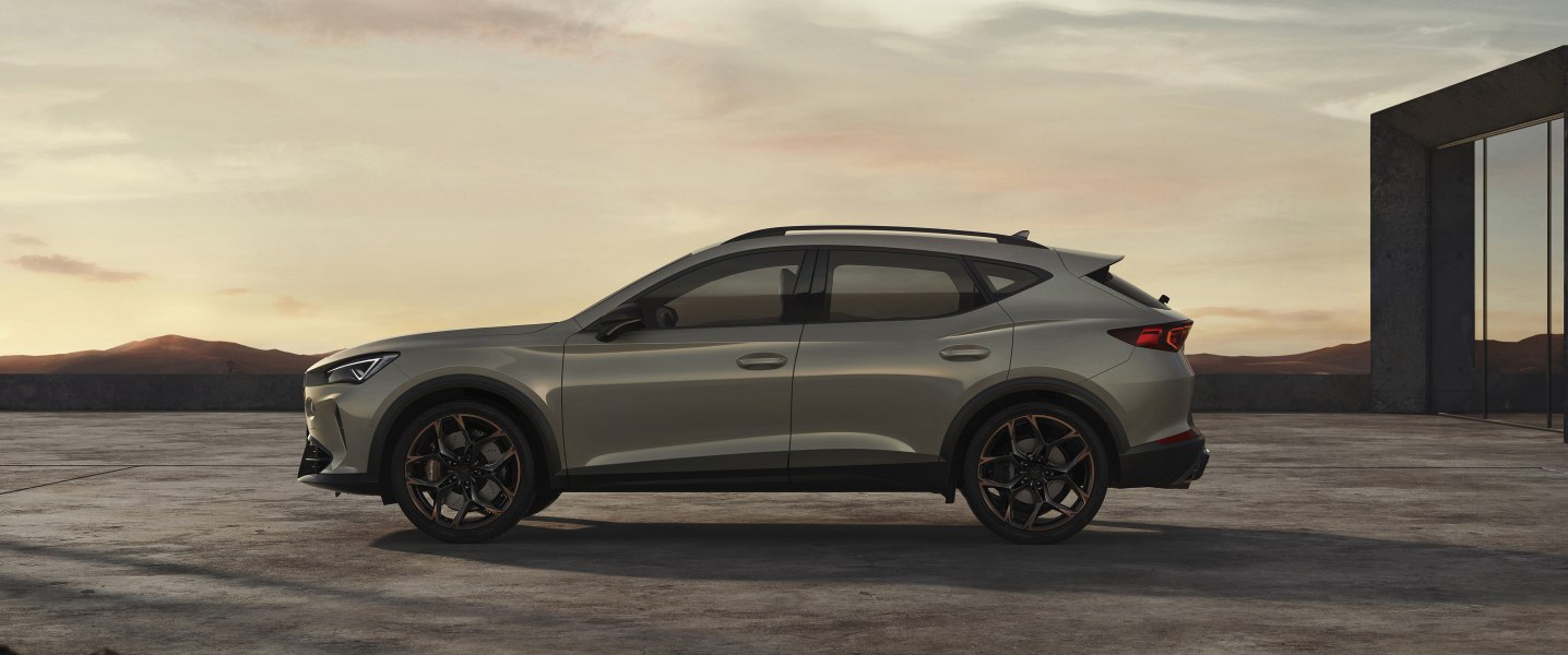 New CUPRA Formentor compact SUV side view