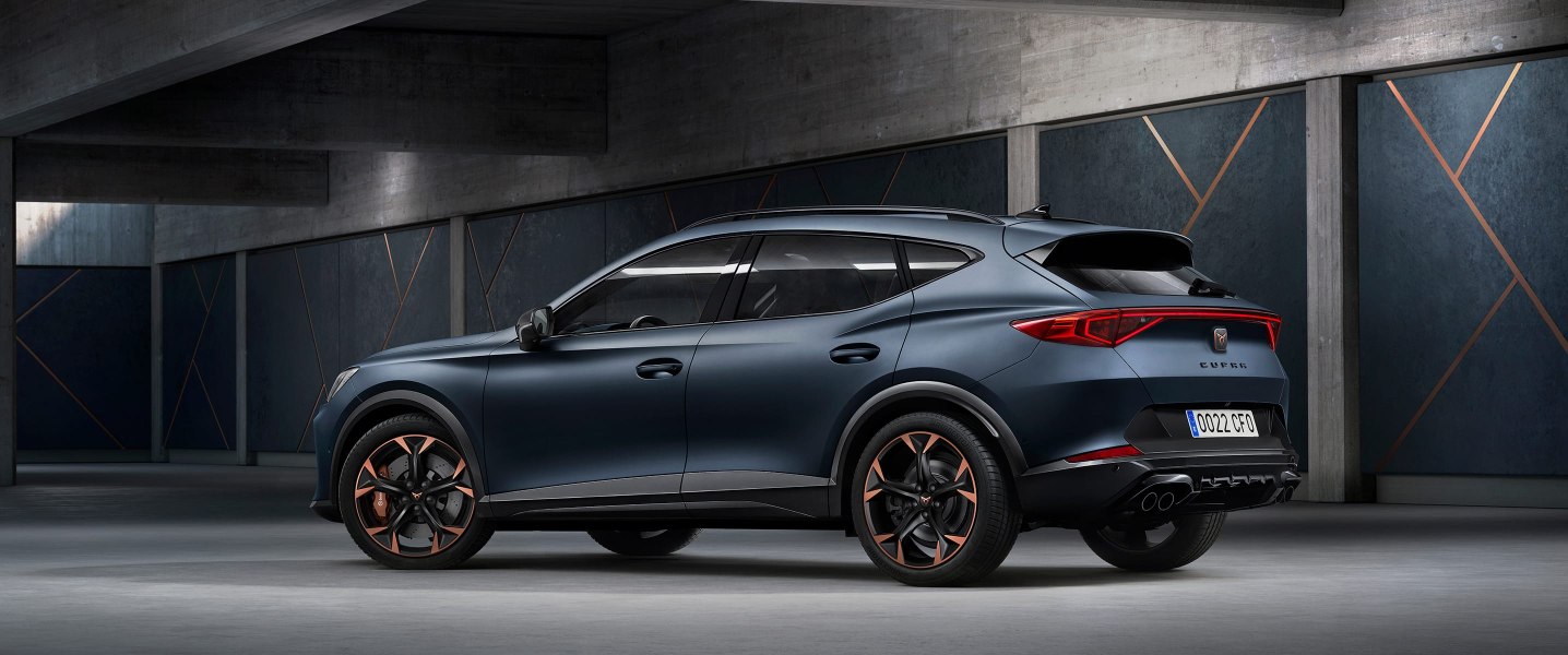 new CUPRA Formentor SUV coupe side view