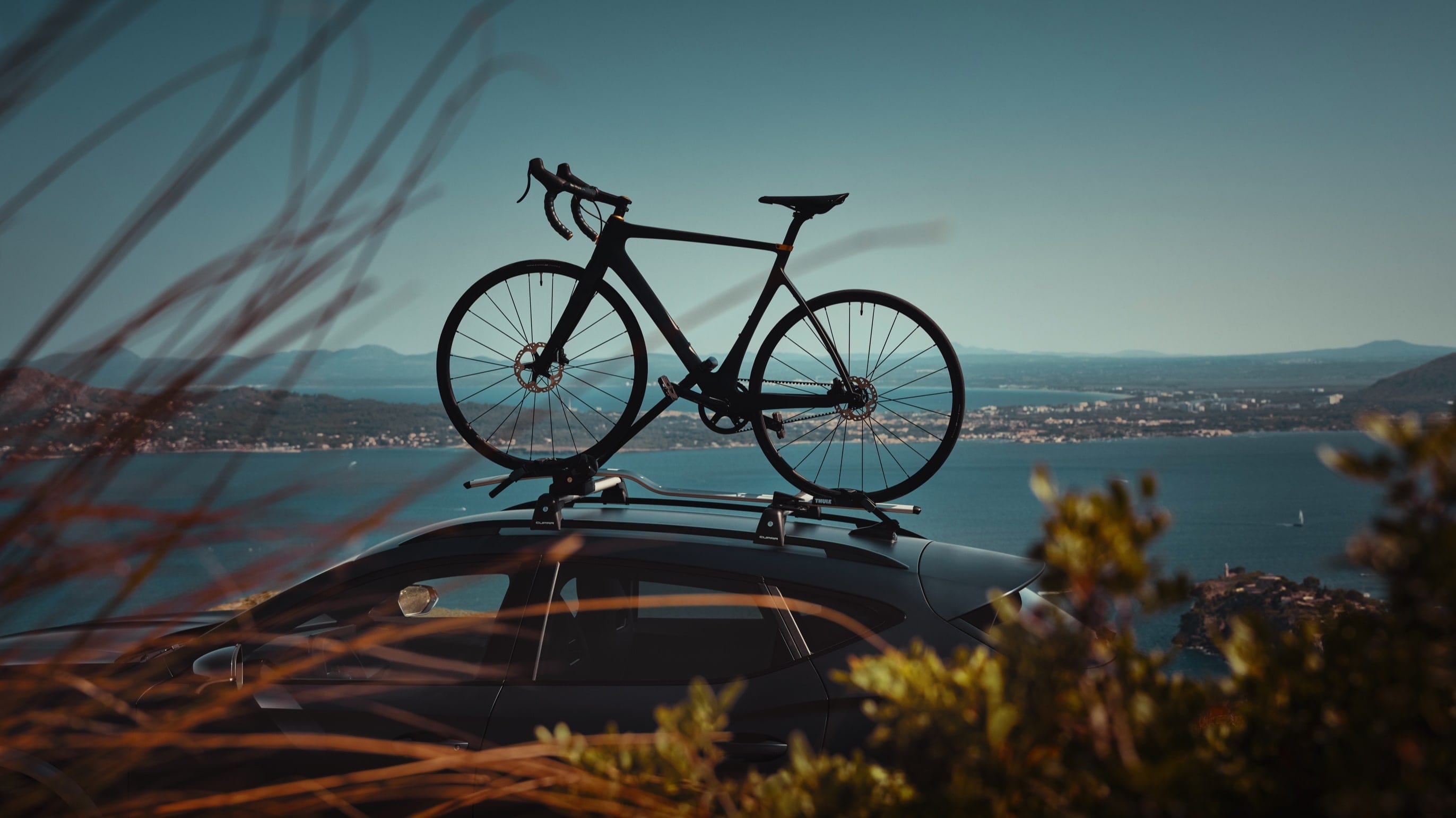CUPRA Formentor roof bike rack accessory.