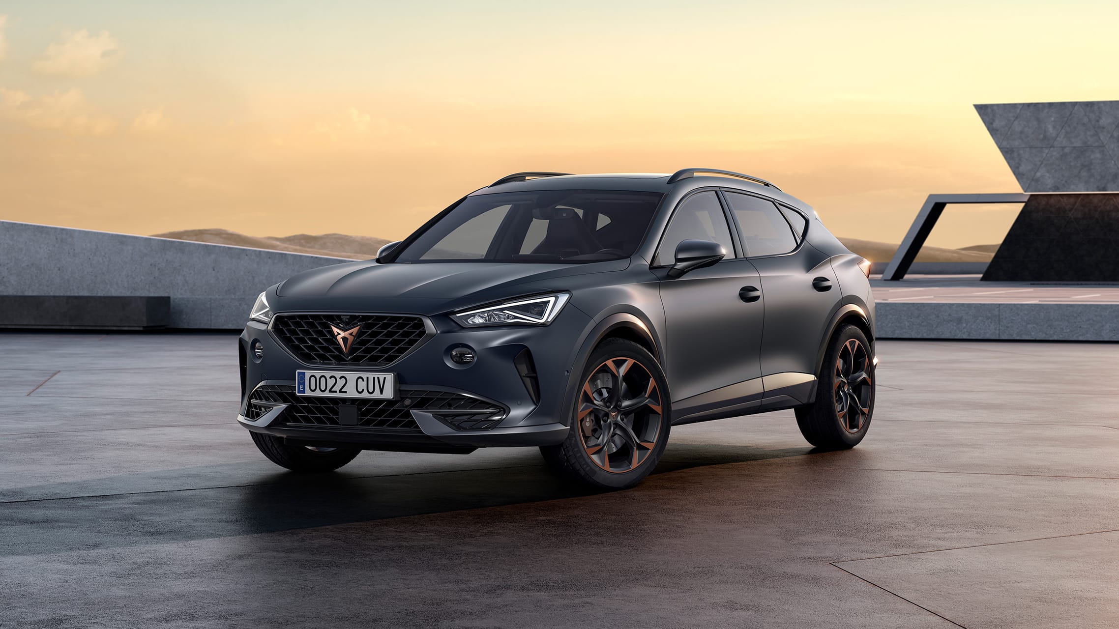 new cupra formentor exclusive petrol blue matt exterior finish  