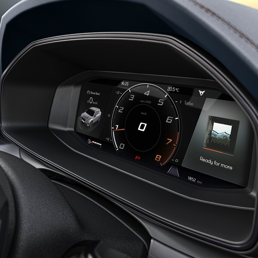new CUPRA formentor compact SUV with individual drive profile technology