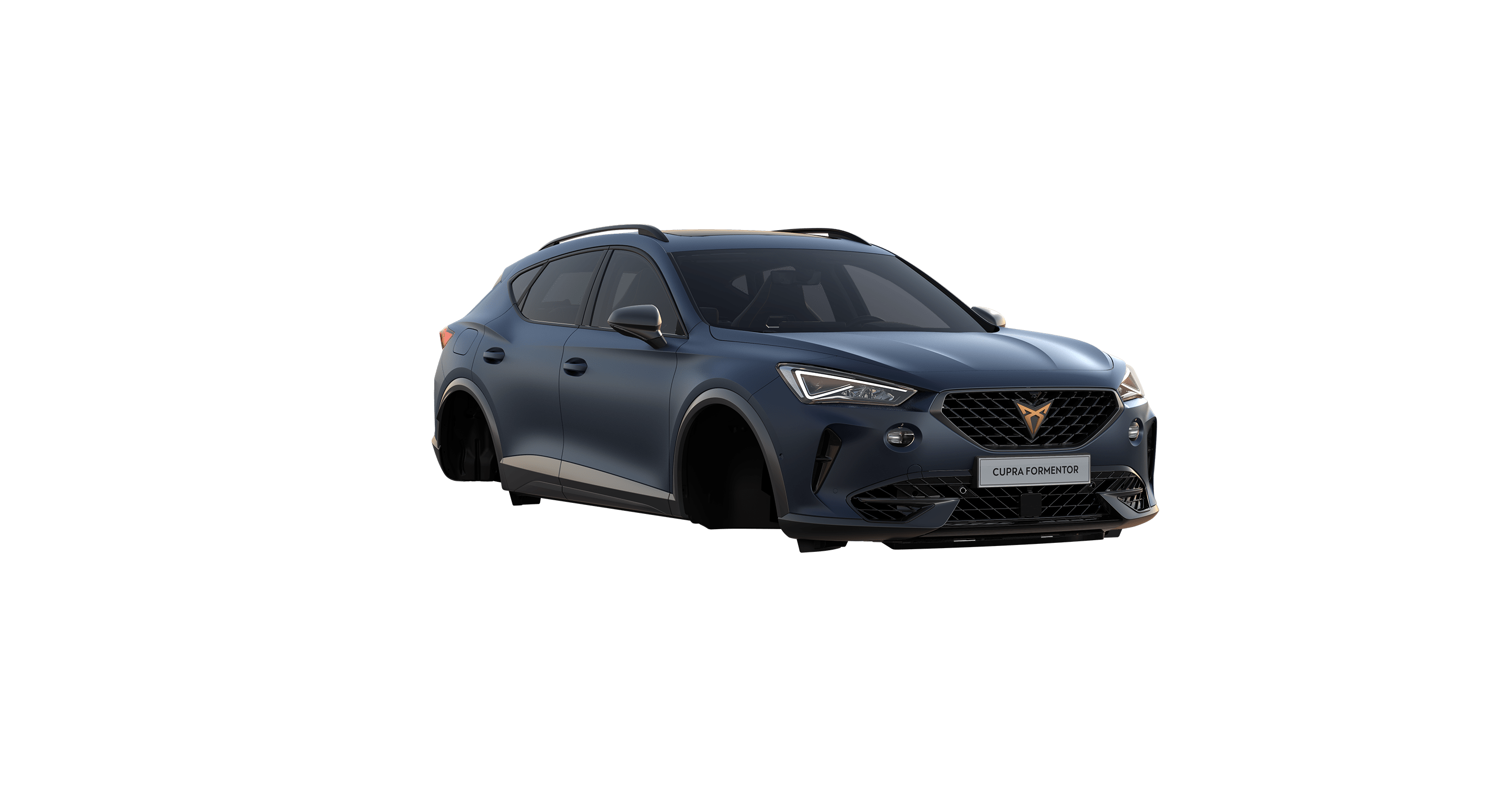new cupra formentor available in petrol blue matte colour