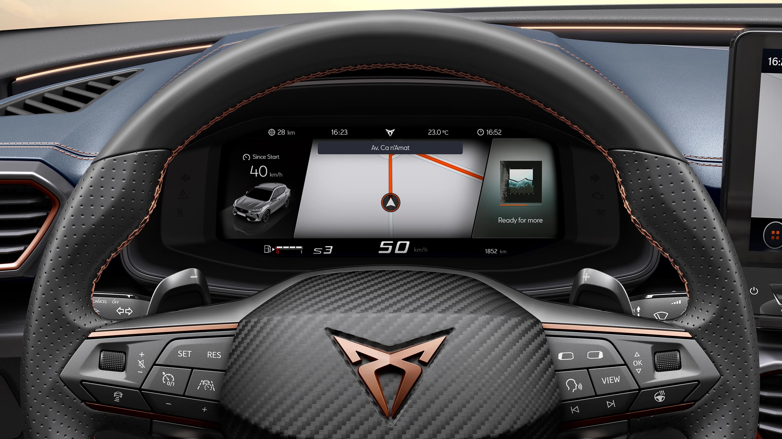 new cupra formentor compact suv 10.25-inch digital cockpit